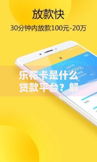 乐花卡是什么贷款平台？解析产品特点、申请流程及用户评价