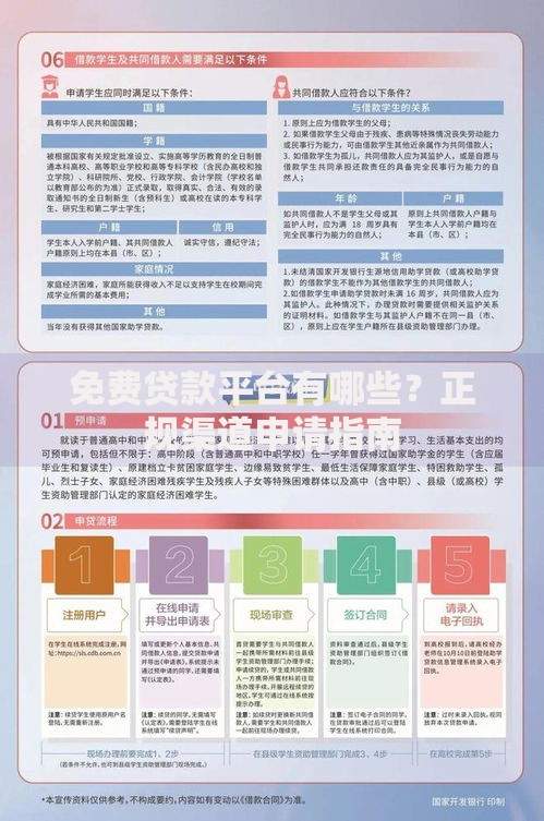 免费贷款平台有哪些？正规渠道申请指南