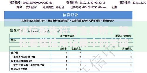 征信报告符号全解析：轻松看懂信用记录中的关键标记