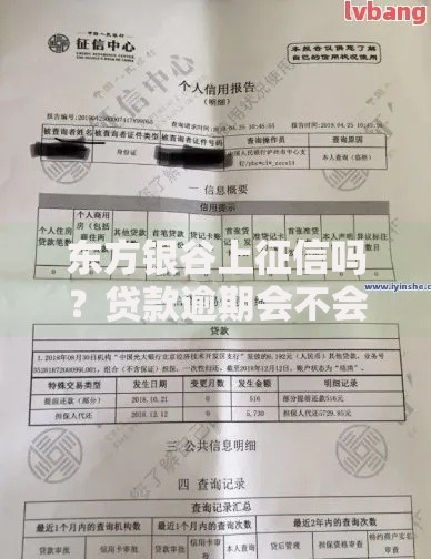 东方银谷上征信吗？贷款逾期会不会影响信用记录