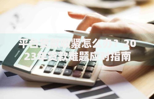 平台贷款收紧怎么办？2023年贷款难题应对指南