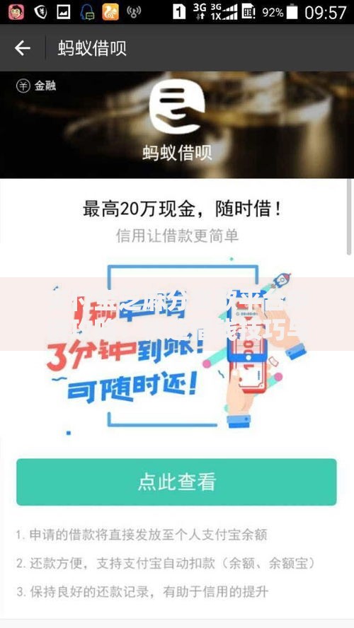 支付宝芝麻分贷款平台申请攻略：快速借钱技巧与避坑指南