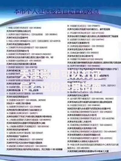 天津哪里可以打征信？这份实用指南帮你轻松搞定