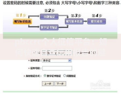 pbccrc个人征信平台：如何快速自查信用报告的避坑指南