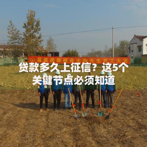 贷款多久上征信？这5个关键节点必须知道