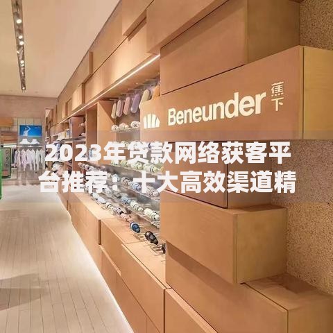 2023年贷款网络获客平台推荐：十大高效渠道精准获客