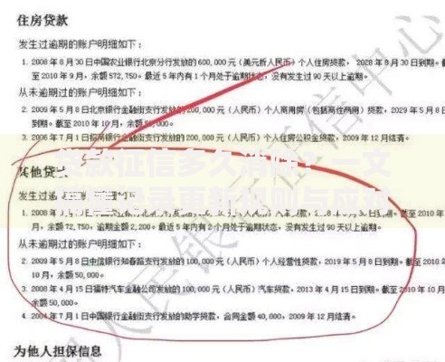 贷款征信多久消除?一文搞懂记录更新规则与应对技巧 贷款征信多久消除?一文搞懂记录更新规则与应对技巧