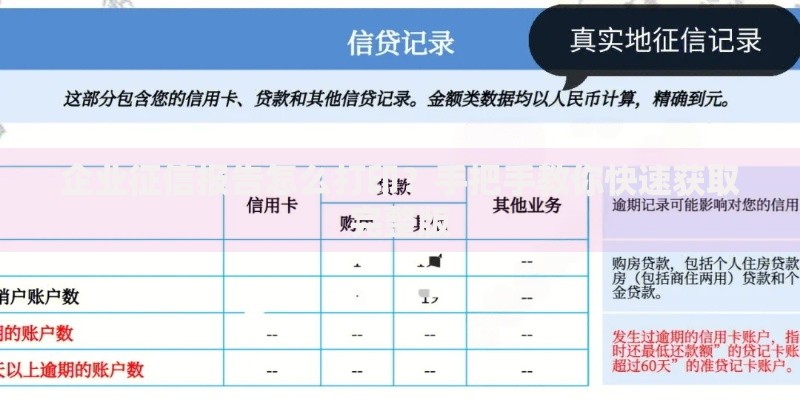 企业征信报告怎么打印?手把手教你快速获取完整版 企业征信报告怎么打印?手把手教你快速获取完整版