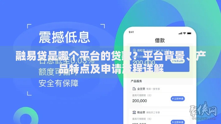 融易贷是哪个平台的贷款？平台背景、产品特点及申请流程详解