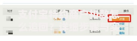支付宝特约商户扣款怎么追回？详细步骤与实用技巧分享