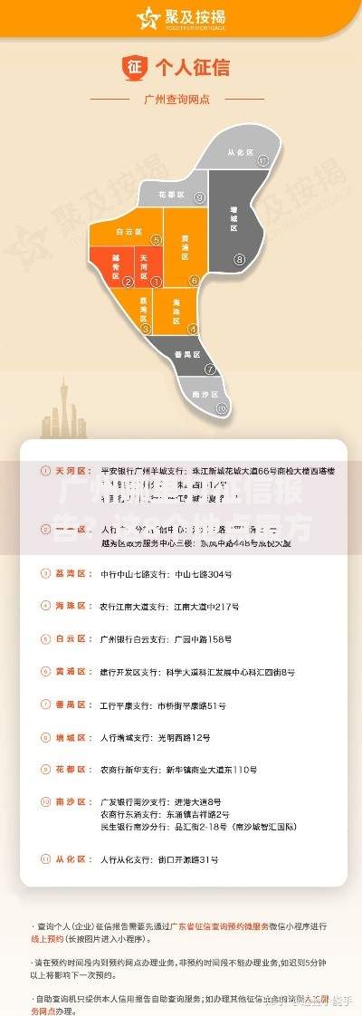 广州哪里打征信报告？这8个地点最方便快捷