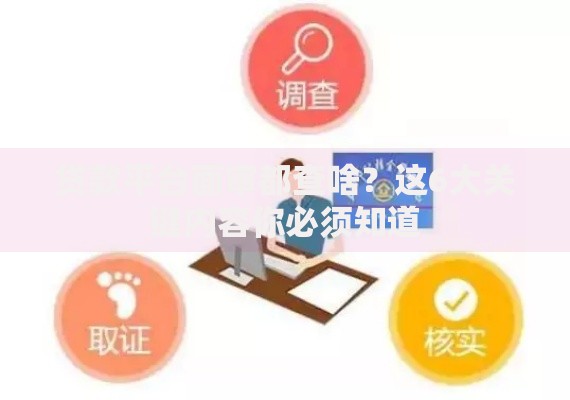 贷款平台面审都查啥？这6大关键内容你必须知道