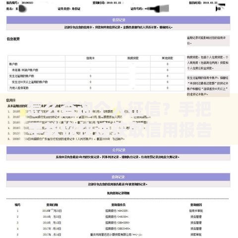 怎么查询个人征信？手把手教你快速获取信用报告