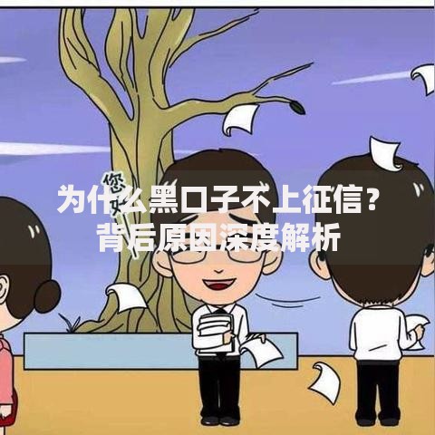 为什么黑口子不上征信？背后原因深度解析
