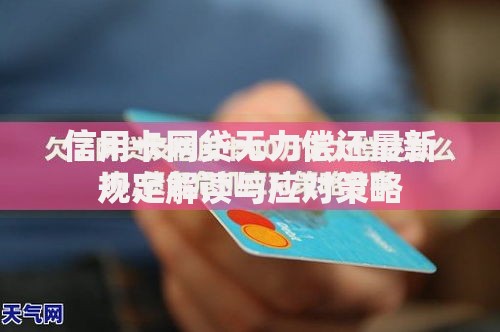 信用卡网贷无力偿还最新规定解读与应对策略