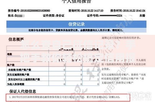 怎么查自己征信记录？手把手教你轻松搞定信用报告