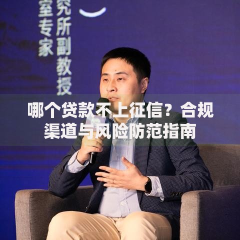 哪个贷款不上征信？合规渠道与风险防范指南