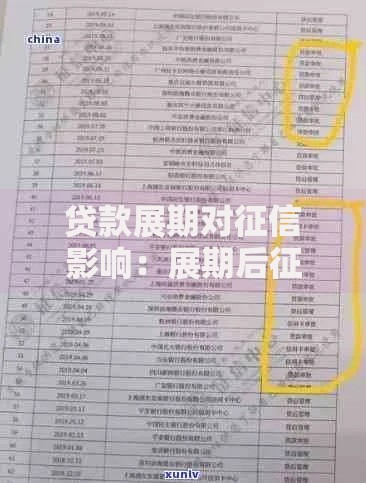 贷款展期对征信影响：展期后征信记录会变差吗？