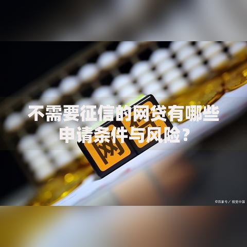 不需要征信的网贷有哪些申请条件与风险？