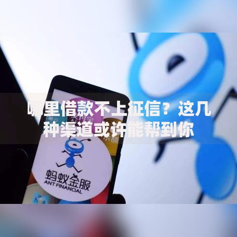 哪里借款不上征信？这几种渠道或许能帮到你