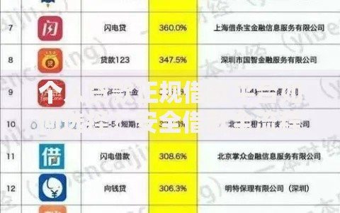 个人贷款正规借款平台如何选择？安全借款全流程解析