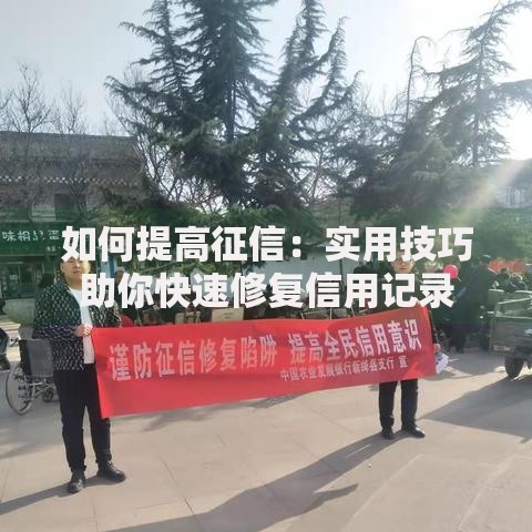 如何提高征信：实用技巧助你快速修复信用记录