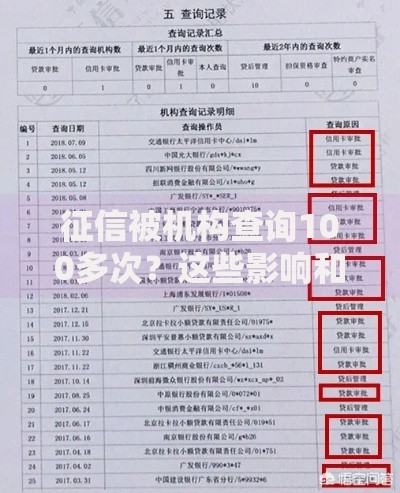 征信被机构查询100多次？这些影响和解决方法你一定要知道！