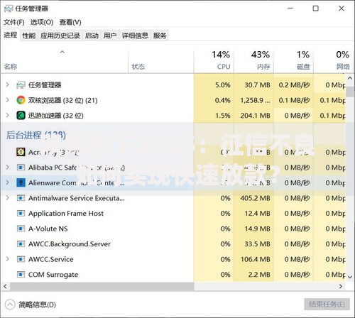 双黑秒下2025：征信不良如何实现快速放款？