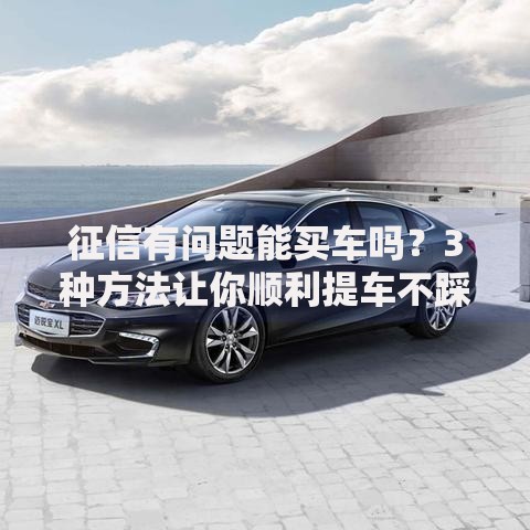 征信有问题能买车吗？3种方法让你顺利提车不踩坑