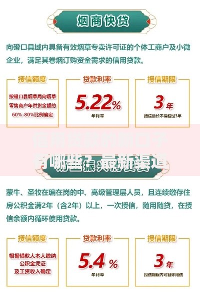 信用贷款的新口子有哪些？最新渠道解析与申请攻略
