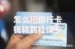 怎么把银行卡钱转到社保卡？三种方法轻松搞定