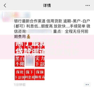 黑了最新放水口子贷款渠道深度解析
