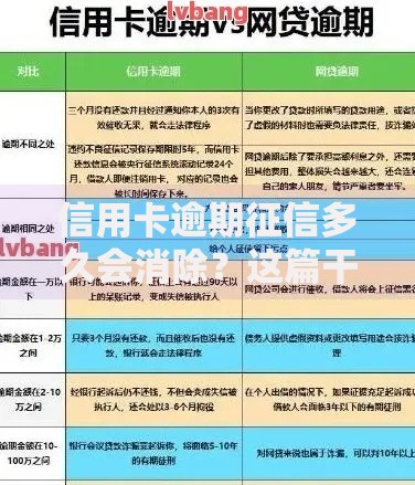 信用卡逾期征信多久会消除？这篇干货手把手教你