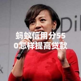蚂蚁信用分550怎样提高贷款审批通过率核心策略