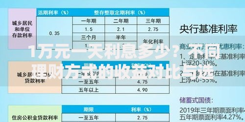 1万元一天利息多少？不同理财方式的收益对比与选择技巧