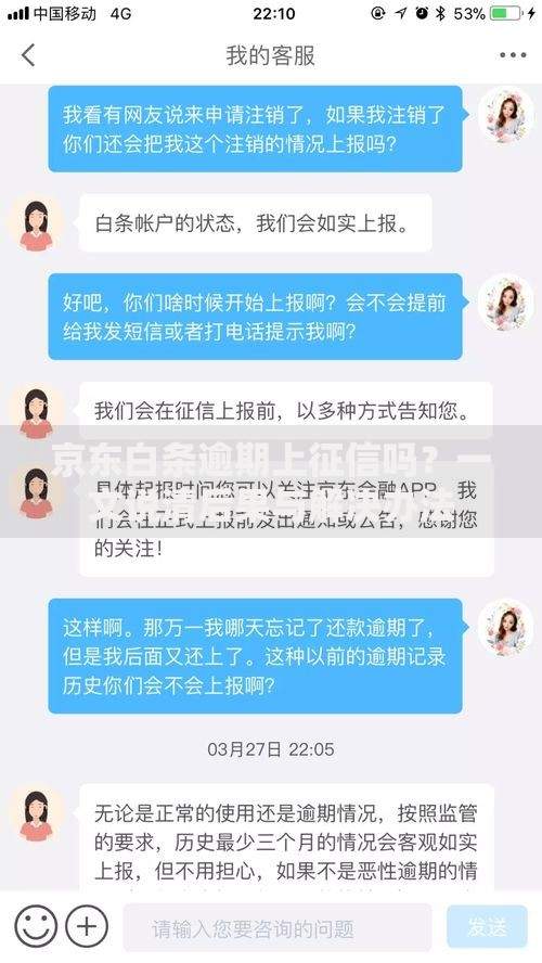 京东白条逾期上征信吗？一文说清后果与解决办法