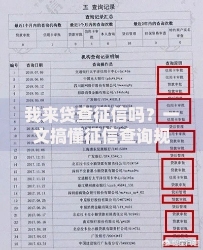 我来贷查征信吗？一文搞懂征信查询规则与借款影响