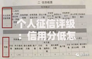 个人征信评级：信用分低怎么办？手把手教你提升信用等级