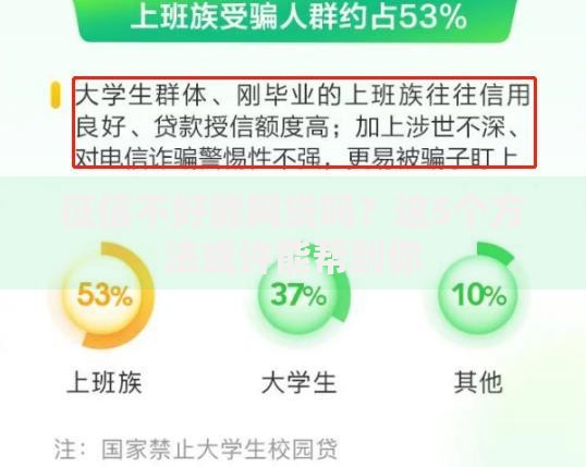 征信不好能网贷吗？这5个方法或许能帮到你
