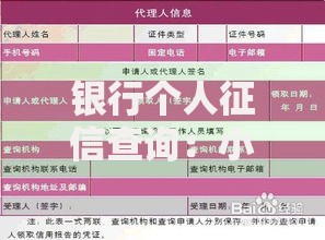 银行个人征信查询：小白必看的信用报告操作指南