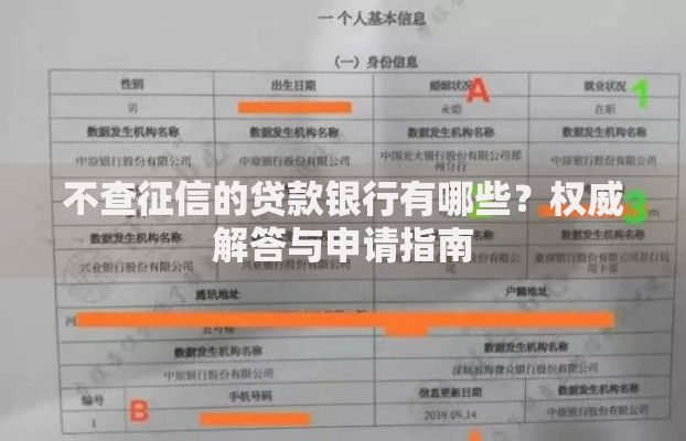 不查征信的贷款银行有哪些？权威解答与申请指南