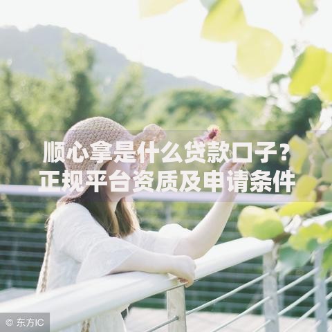 顺心拿是什么贷款口子？正规平台资质及申请条件解析
