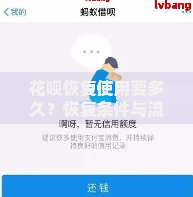花呗恢复使用要多久？恢复条件与流程解析
