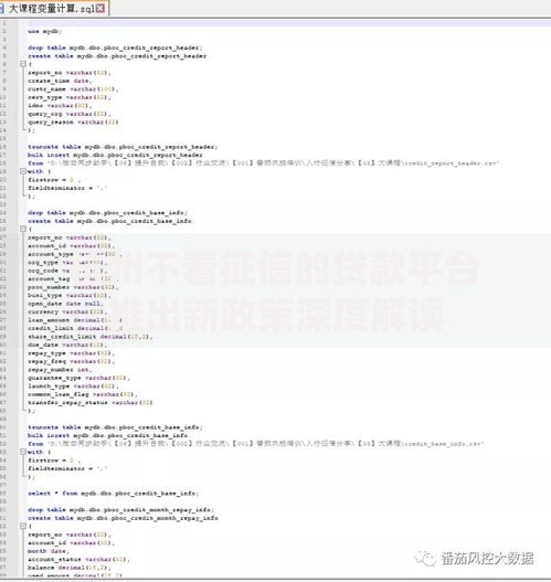 杭州不看征信的贷款平台推出新政策深度解读