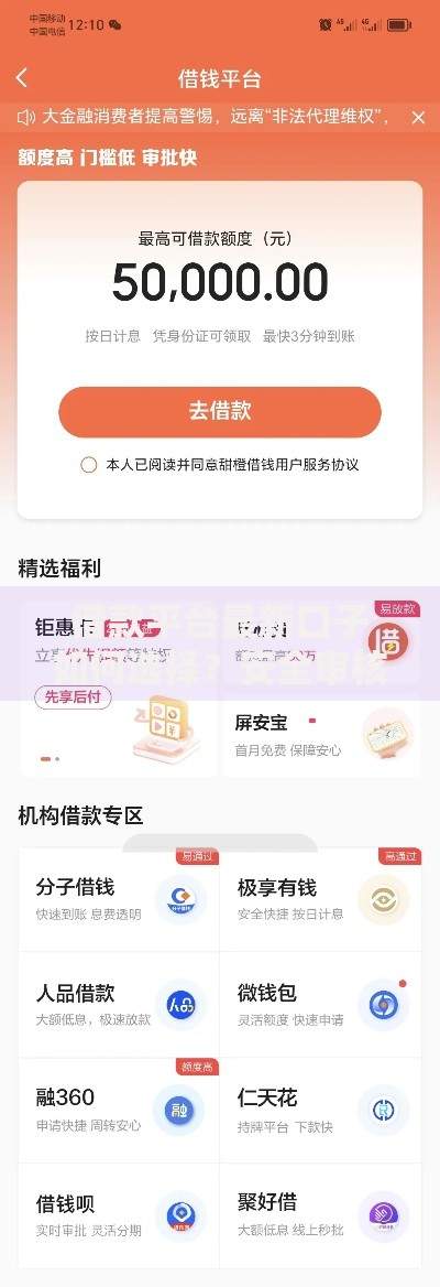 借款平台最新口子如何选择？安全审核标准解析