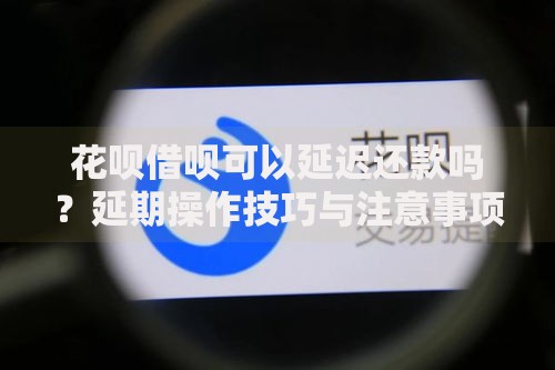 花呗借呗可以延迟还款吗？延期操作技巧与注意事项全解析