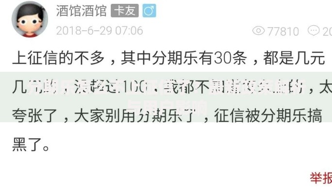 分期乐怎么不上征信了？最新政策解析与用户影响