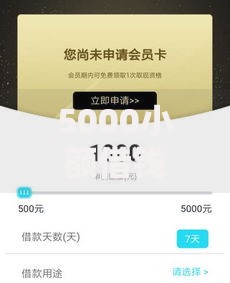 5000小额借钱不需要征信的平台有哪些正规选择？