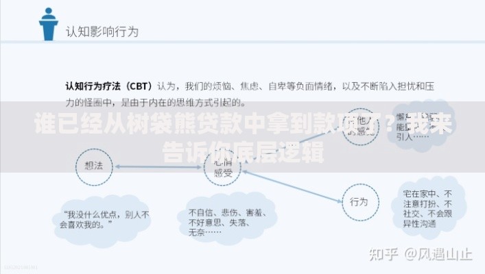 谁已经从树袋熊贷款中拿到款项了？我来告诉你底层逻辑