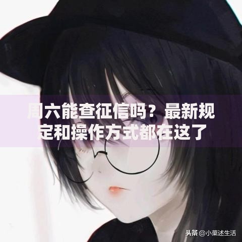 周六能查征信吗？最新规定和操作方式都在这了